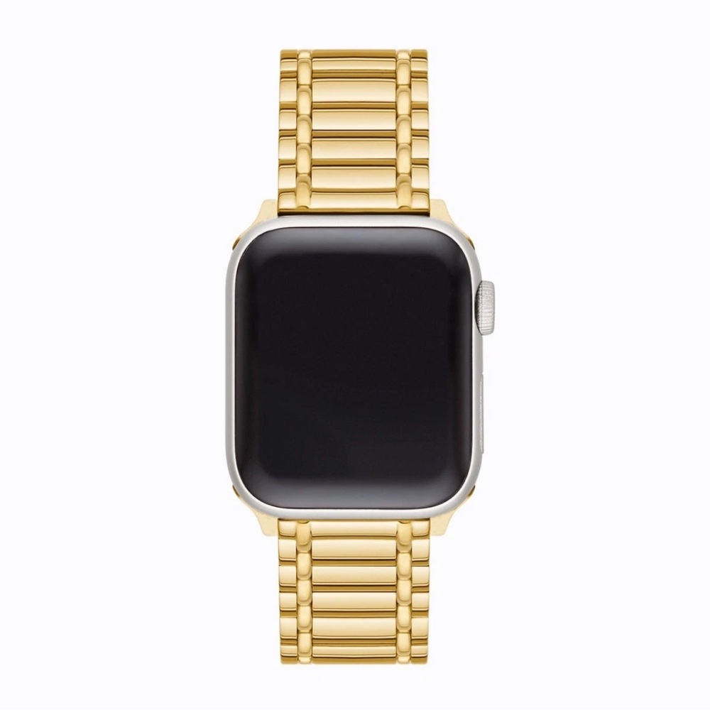 Tory Burch Gold Stainless Steel Apple Watch Band